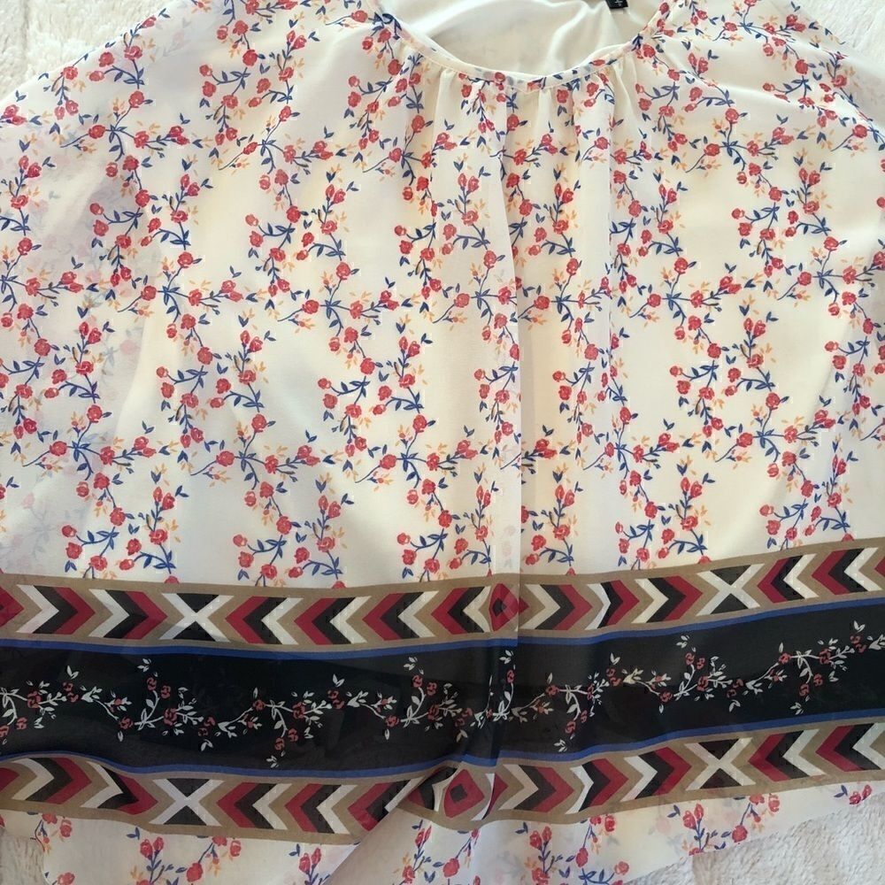 Express Floral Tank Top Boho Large - Picture 4 of 4